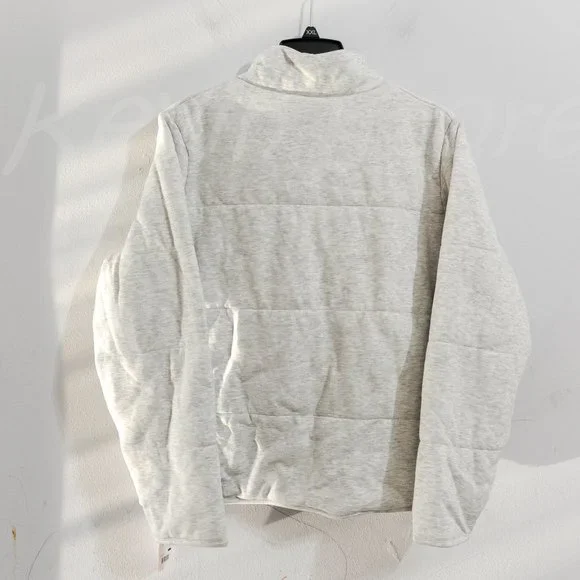 Three Dots Quilted knit jacket Grey - Picture 4 of 4